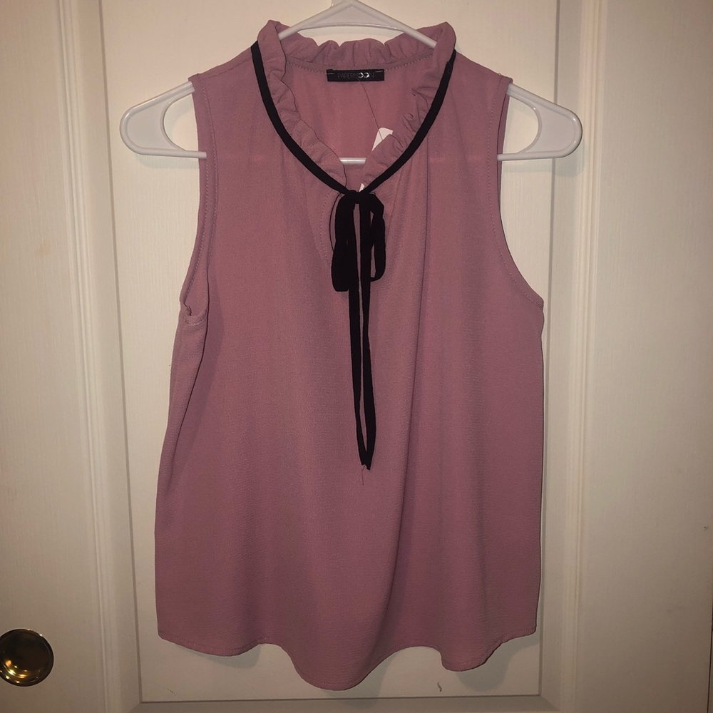 NWT Blush Pink Sleeveless Blouse